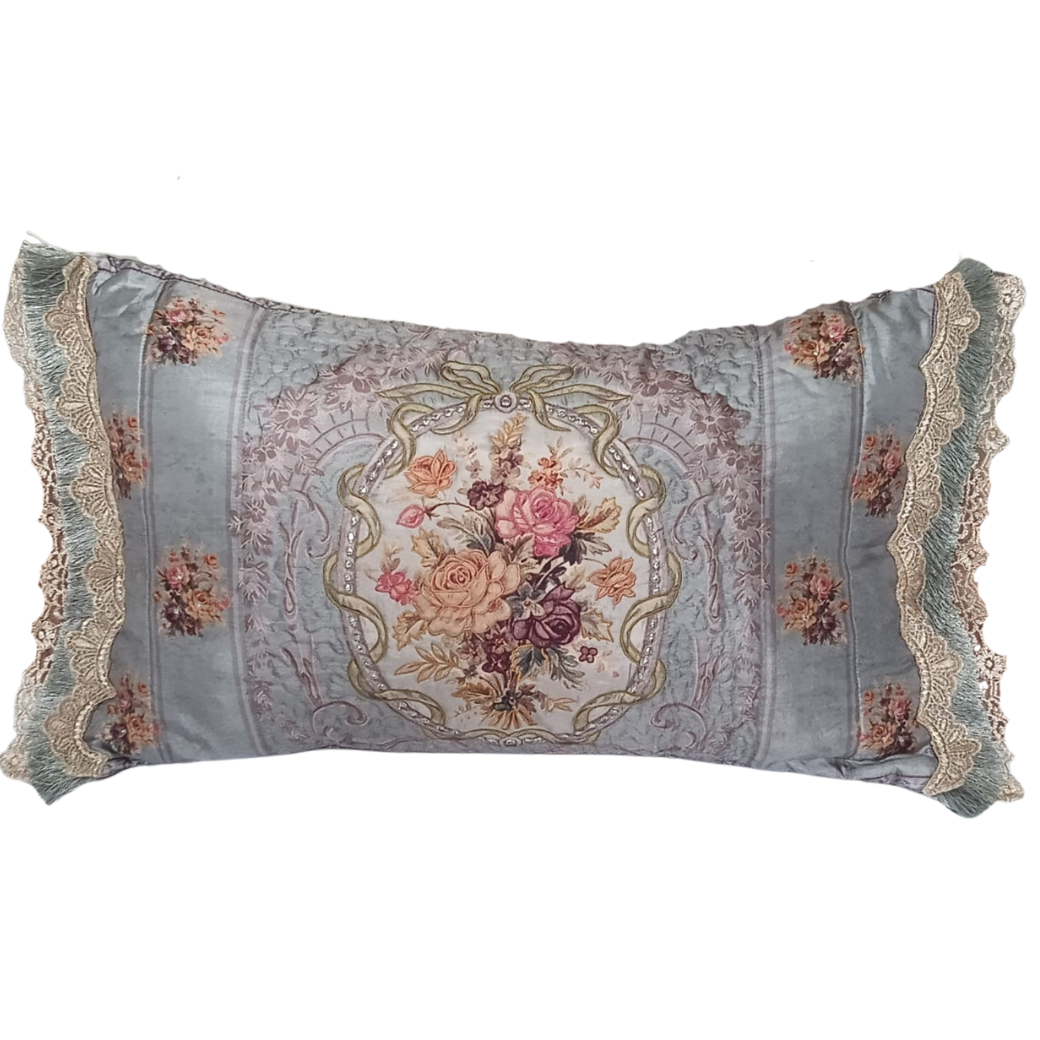 Antique floral Cushion cover