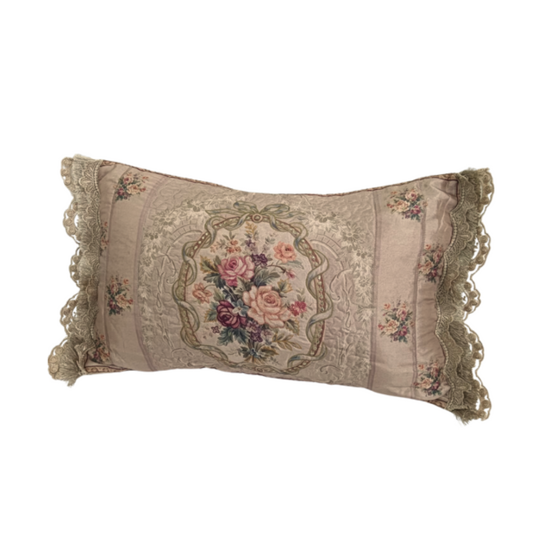 Antique floral Cushion cover