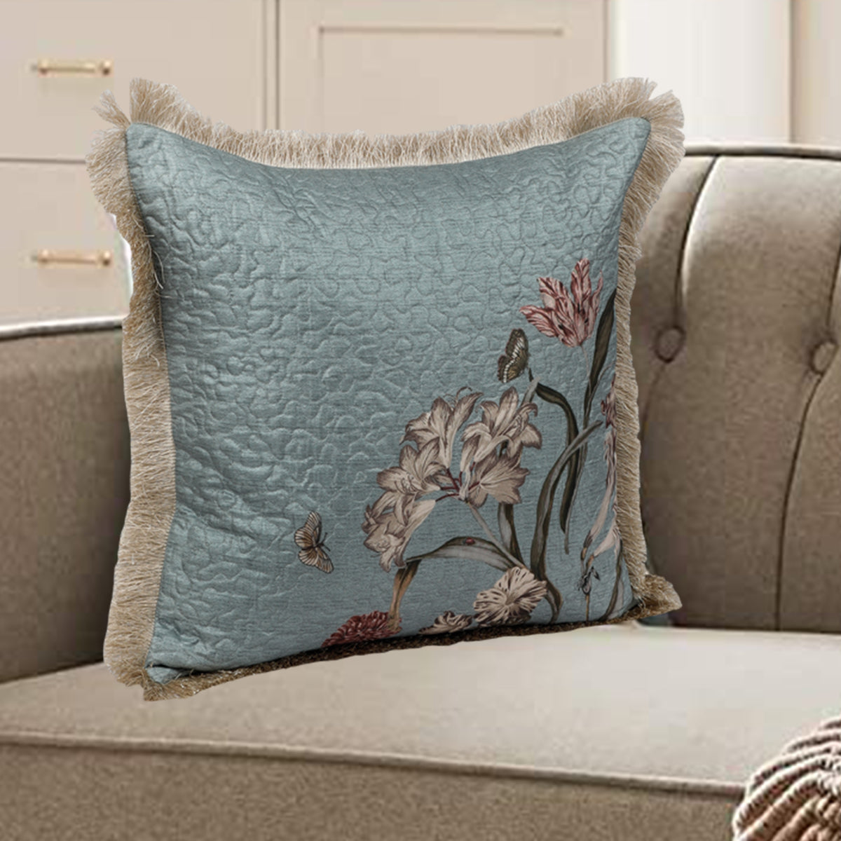 Floral Flourish-cushion cover